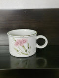 Vintage Midwinte Stonehenge Pink Carnation Flower Tea /coffee cup England Carnation