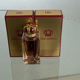 2  Dolce & Gabbana Queen Intense EDP Perfume splash mini size 5ml/0.16 oz EDP