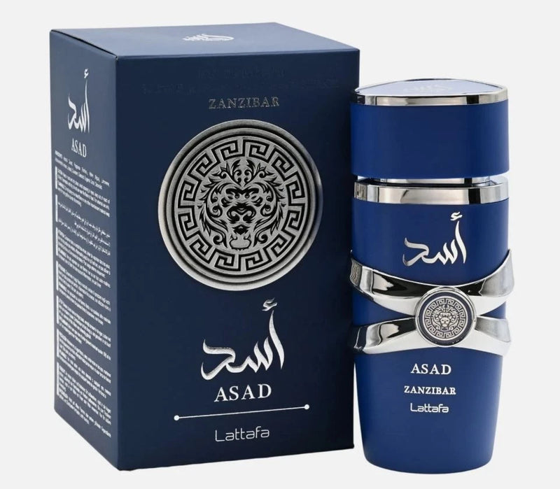 Asad Zanzibar by Lattafa Cologne for Men EDP 3.4 oz New In Box EDP