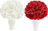 104 PCS Silk Hydrangea Flower Heads with Stems for DIY Decor Hydrangea