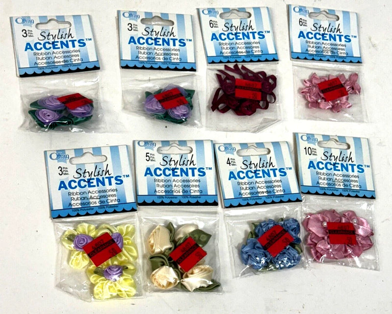 Off ray Ribbon Boutique Accessories Roses 8 new packages Carnation