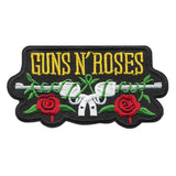 Guns And Roses Embroidered Iron On Patch Vintage American Classic Punk Rock Roses