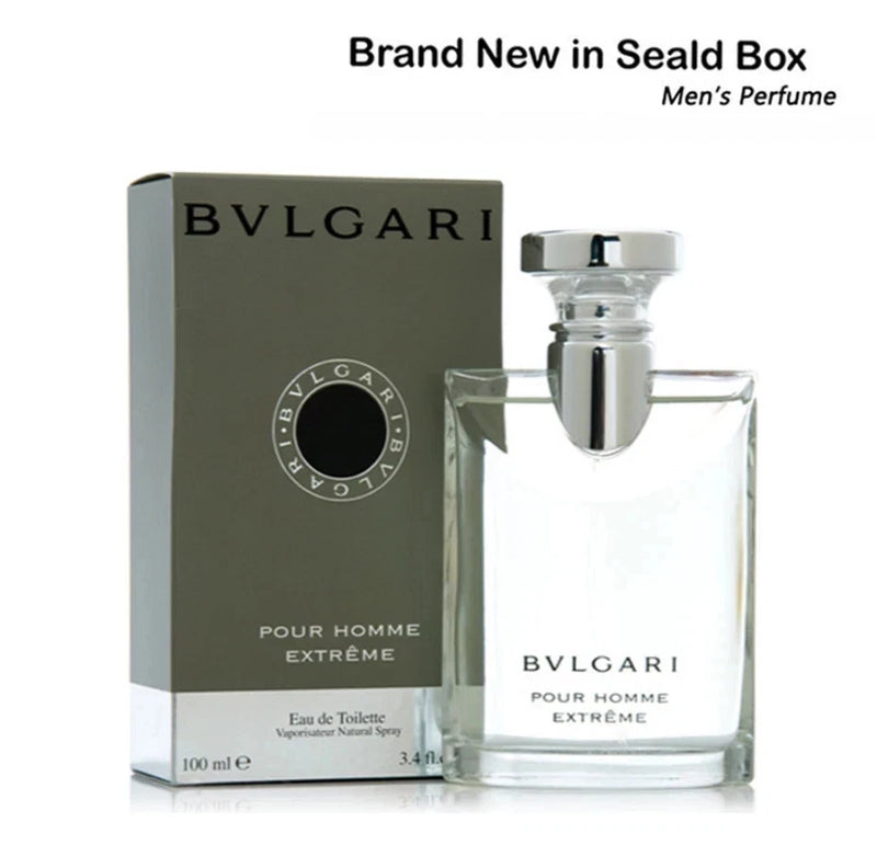 Bvlgari Pour Homme Extreme 3.4oz 100ml EDT Cologne Men New Sealed Authentic EDT