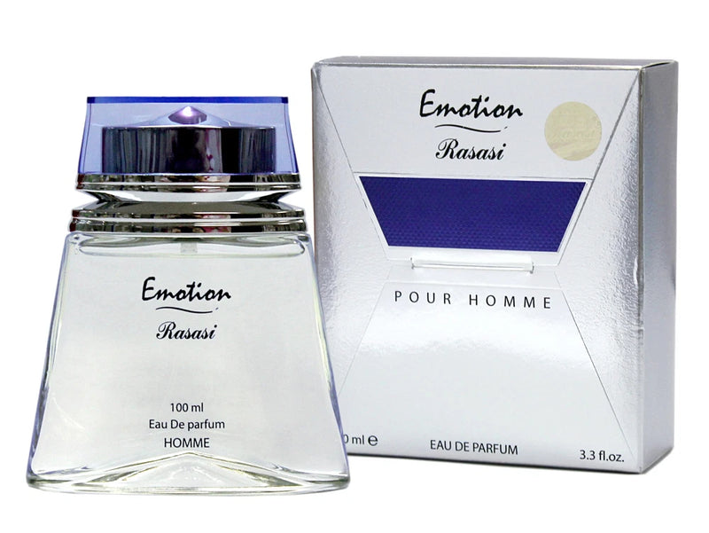 NEW RASASI EMOTION EAU DE PARFUM FOR MEN WITH WORLDWIDE SHIPPING OPTION - 100 ML EDP