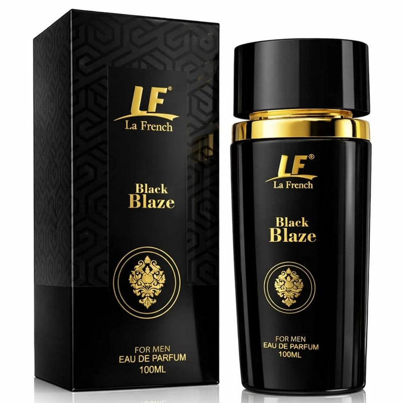 La French Black Blaze Premium Perfume for Men Luxury Long Lasting Scent - 100 ML EDP