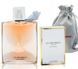 By FC La Vida Bella Natural Spray 3.4 fl oz & 100 mL for women With Pouch EDP