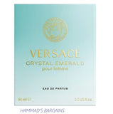 VERSACE CRYSTAL EMERALD EDP 3.0 OZ / 90 ML FOR WOMEN (NIB)SEALED EDP
