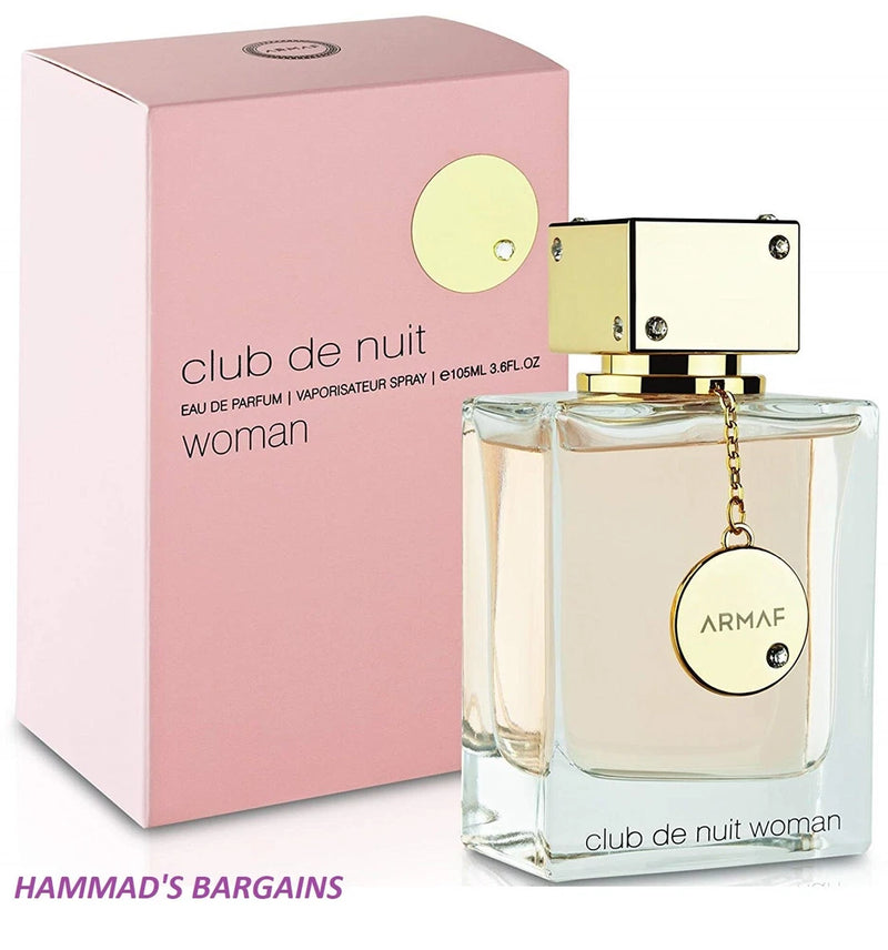 CLUB DE NUIT EDP 3.6 OZ / 105 ML FOR WOMEN BY ARMAF (NIB) SEALED EDP