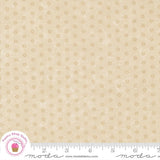 Moda CLOVER BLOSSOM FARM 9717 21 Cream Tan Beige KANSAS TROUBLES Quilt Fabric Flowering Plants
