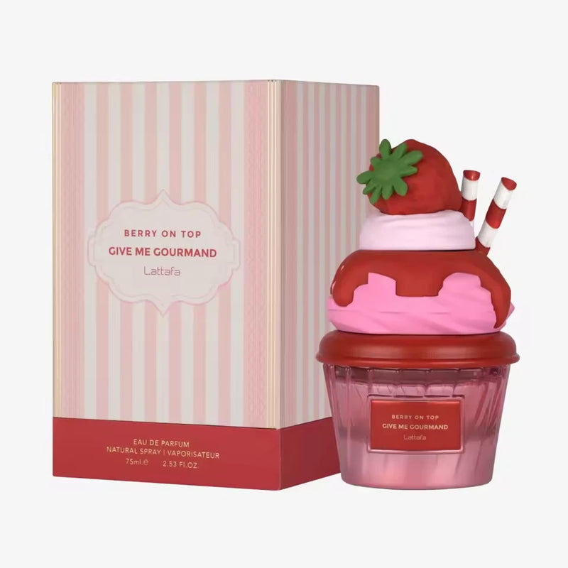 Lattafa Berry On Top Eau de Parfum, Give Me Gourmand Collection, Fruity Berry EDP