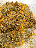 No.9 Herb Blend - Gotu Kola Ginkgo Damiana Leaf Mullein Calendula - 4 oz ounce's Dried Flower