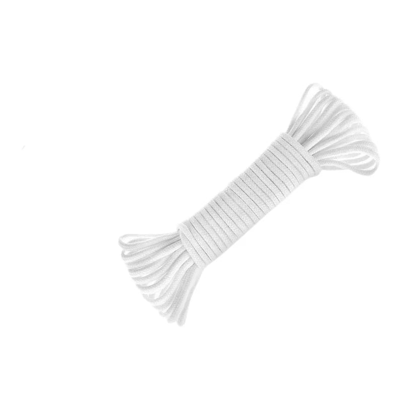 White capillary wick cord bundle for self-watering plant watering system