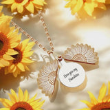 You Are My Sunshine Necklace | Sunflower Necklace | Sunshine Necklace Sunflower