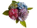 Handmade Paper Hydrangea Flowers Bucket Lovely Christmas Design Home Art Decor Hydrangea