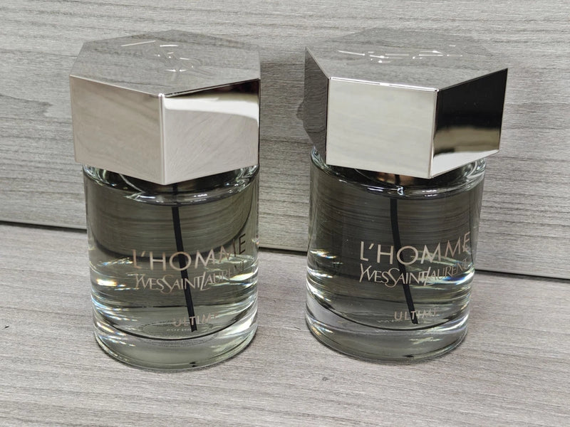 2-Yves Saint Laurent L'Homme Ultime Eau de Parfum Spray 3.3 fl oz Authentic NEW EDP