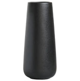 11 Inch Tall Matt Black Ceramic Vase for Flowers & Pampas Grass, Classic Rust... Pampas Grass