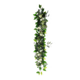 4 ft long Green Artificial Eucalyptus Willow Foliage Garlands Ranunculus Party Ranunculus