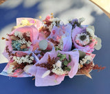 10 Natural Dried Flower Mini  Bouquets For Wedding Party Favor Home Floral Decor Dried Flower