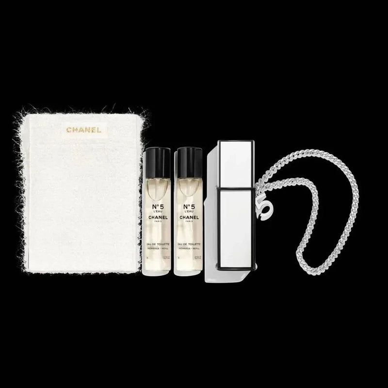 CHANEL L'EAU No. 5 Eau De Toilette Purse Spray Set 7ml_3pcs Holiday Limited 2024 EDT