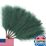 Serwalin 6pcs 17" Green Artificial Pampas Grass Decor Spring Home Wedding Easter Pampas Grass
