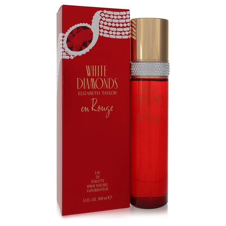 White Diamonds En Rouge by Elizabeth Taylor Eau De Toilette Spray 3.3 oz for ... EDT