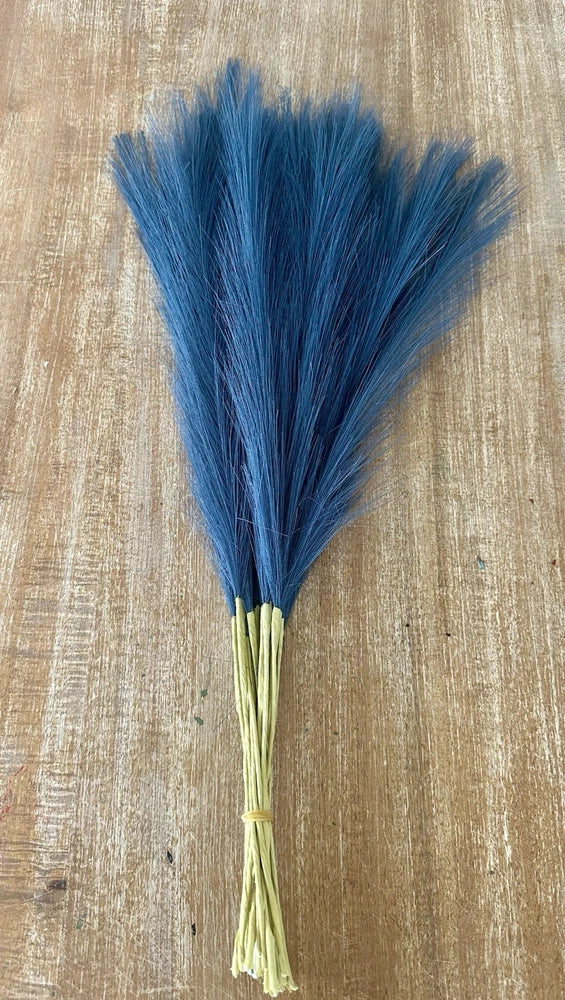 20 Piece Artificial Pampas Grass Wedding Decoration Home Decor 21Ó Dark Blue Pampas Grass