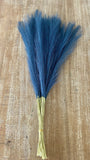 20 Piece Artificial Pampas Grass Wedding Decoration Home Decor 21Ó Dark Blue Pampas Grass