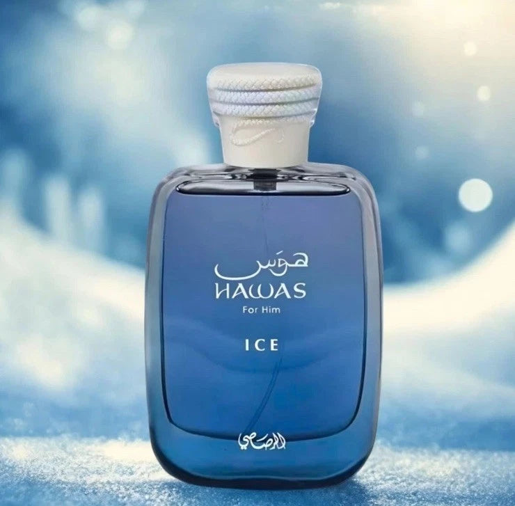 Rasasi Hawas Ice 3.4oz Edp Spray For Men EDP