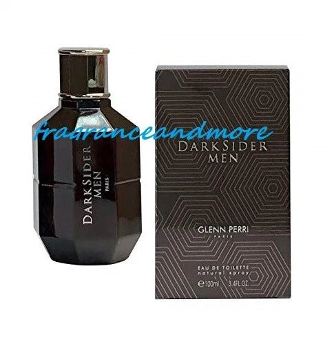 GLENN PERRI DARKSIDER MEN FOR MEN 3.4 OZ / 100 ML EAU DE TOILETTE SPRAY NIB EDT