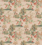 GP & J BAKER CURTAIN FABRIC 'KNIGHT'S TALE LIGHT - PLASTER' 2.6 METRES  KIT KEMP Flowering Plants