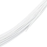 21 Yard White Cotton Covered Millinery Wire, Cotton Covered Floral Wire with Met Flowering Plants