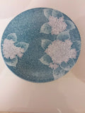 Set of 6 Yashimine Hydrangea 6" Appetizer Plates Blue and White Hydrangea