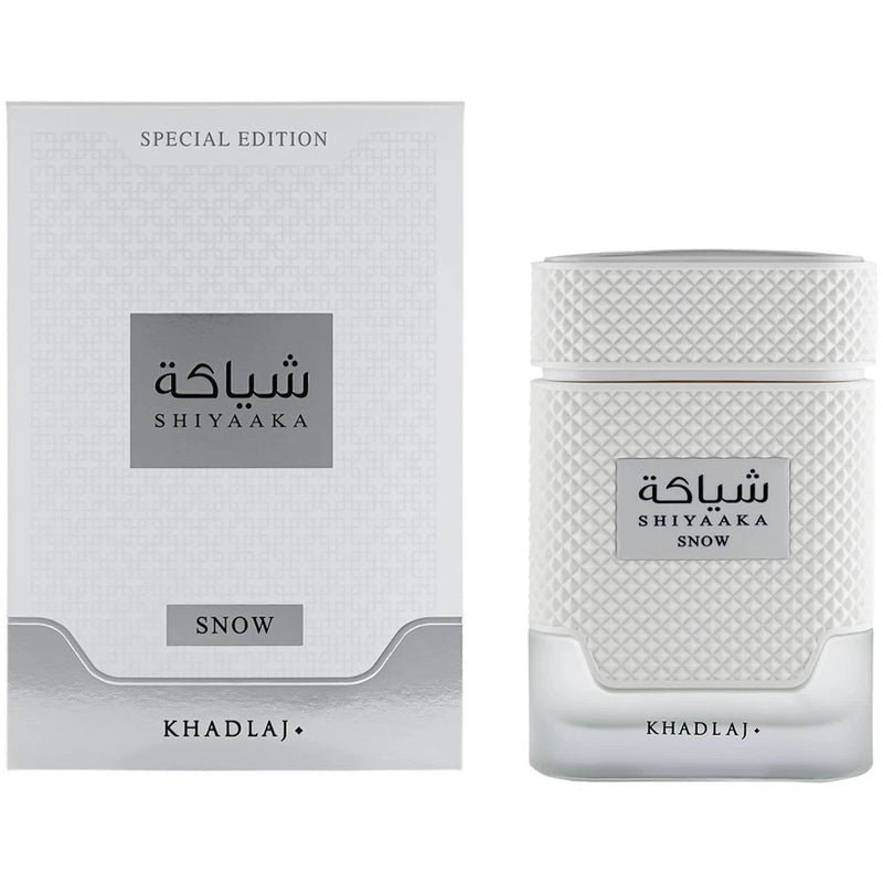 Khadlaj Shiyaaka Snow EAU DE PARFUM FOR MEN 3.4 oz 100 ml EDP