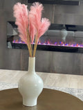 Artificial Pampas, Pink, hand made, three 100 cm with 4 separate forks, dŽcor Pampas Grass