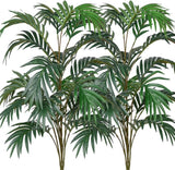 DVGUN 2 Pack Artificial Palm Plants Leaves Faux Fake Tropical Large Palm Tree Im Green Plant