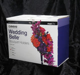 6 Oasis Wedding Flower Bouquet Holder Foam White Floral Arrangement, slanted Bouquet