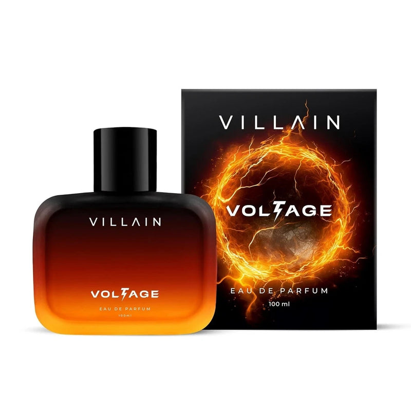 Villain Voltage Eau de Parfum for Men Spicy Fougere Long Lasting Fragrance 100ML EDP