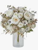 3 pcs Artificial Flowers Fake Peony Flowers Bouquet Silk Peony Rose Daisy Flowering Plants