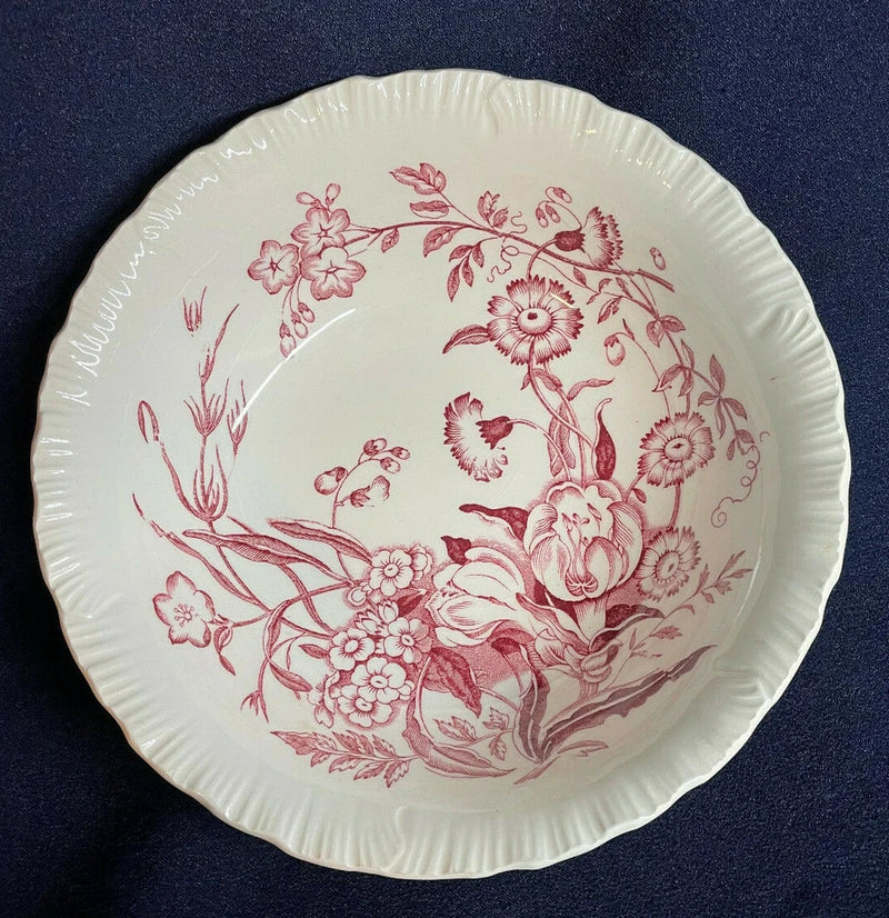 Wedgwood Etruria "Ranunculus Pink" - Floral Pattern - 6 1/4" Fruit Bowl Ranunculus