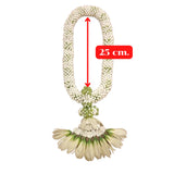 Flower Artificial Decor Garland Hanging Flowers Fake Phuang Malai Thai Round 1PC Green Plant
