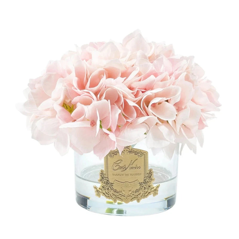 NEW Cote Noire Perfumed Pink Hydrangeas Home Decor Scented Flowers Boxed Gift! Hydrangea