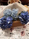 Artificial Hydrangea Blue Fabric Bush X004QKAVDH Flower Arrangement Decor Hydrangea
