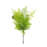 2 Pcs Artificial Fern Indoor Greenery Outdoor Ferns Plants Leaves Green Plant