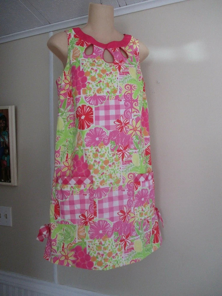 lily pulitzer dress  Pink  floral size 4 Lily