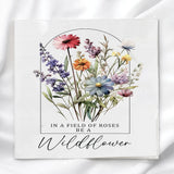 Wild Flowers Fabric Panel Quilt Block for quilting crafting sewing VFQ74968 Flowering Plants