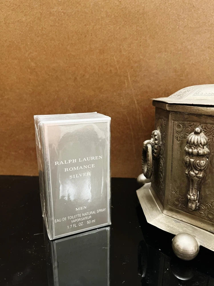 VINTAGE Ralph Lauren Romance Silver 50 ml 1.7 oz BNIB DISCONTINUED GENUINE RARE! EDT