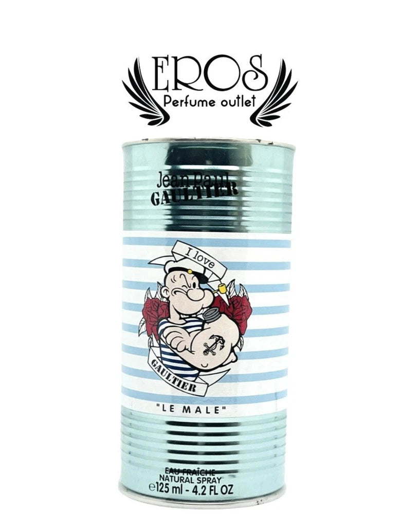 Jean Paul Gaultier Le Male Popeye Eau Fraiche, 4.2 Oz EDT, Sealed EDT