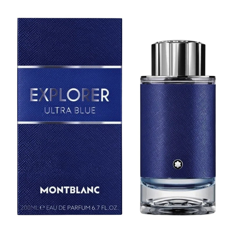 Montblanc Men's Explorer Ultra Blue EDP Spray 6.7 oz Fragrances 3386460124195 EDP