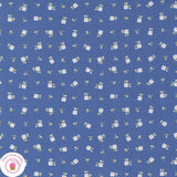 Moda PEACHY KEEN 29175 16 Cobalt Blue Coral COREY YODER Quilt Fabric Flowering Plants