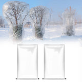 2Pcs Drawstring Plant Cover Bag PE Film for Garden Plant and Crop Protection Garden Plants